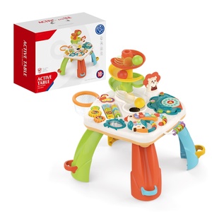 โต๊ะเรียนดนตรีสำหรับเด็กทารก,ของเล่นประสาทสัมผัสแบบมอนเตสซอรี่พร้อมลูกบอลกลิ้งออกกำลังกายโต๊ะเล่นกิจกรรมมอเตอ<span class=keywords><strong>ร์</strong></span>ละเอียด - Product Image 3