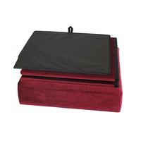 Pouf de rangement pliable en velours - Banc multifonctionnel et pouf de salon
