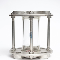 Vitre de contrôle tubulaire à bride en acier inoxydable robuste CF8 CF8M pour équipement de surveillance de pipeline