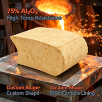 Brique réfractaire moyenne en mullite Huaqing 85% Al2O3 (1580-1770°C) d'origine Shandong pour four industriel et four à haute température