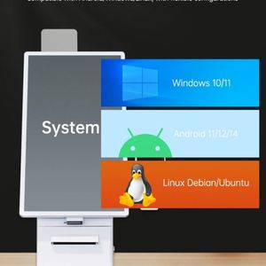 Touchwo Fast Food Restaurant <strong>Queue</strong> 21.5 Inch <strong>Self</strong> <strong>Service</strong> Touch Kiosk All in One <strong>Self</strong> Ordering Kiosk <strong>Machine</strong> - Product Image 5