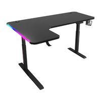 Bureau debout ergonomique prix usine 140cm 160cm Table de jeu d'ordinateur pour bureau à domicile