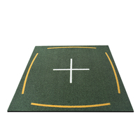 Tapis d'entraînement de golf JTN avec green de putting pour l'entraînement en extérieur/intérieur
