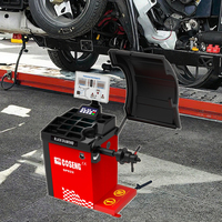 Équilibreuse de roues automatique professionnelle Coseng SP822, équipement d'alignement de roues, changeur de pneus LED, démonte-pneus