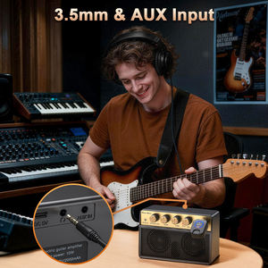 Amplificador de <span class=keywords><strong>Guitarra</strong></span> Portátil de 10W al por Mayor de Fábrica, Amplificador de Práctica BT con Control Fácil de Limpieza y Distorsión para Principiantes - Product Image 4