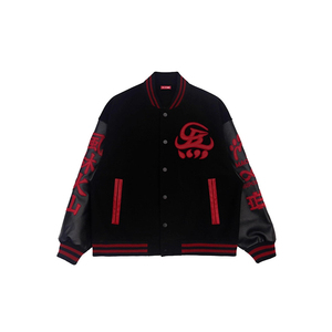 Baseball Jacket Supply Spring Autumn New Men Women <b>Cardigan</b> Couple Wear Hip Hop Street Coat Heavy Embroidery Jacket - Product Image 1