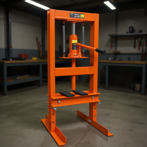 Presse hydraulique 6 tonnes, modèle D0100XUH1QY, à cadre en H, hauteur réglable, pour usage en atelier, modèle de table pour garage - Product Image 2