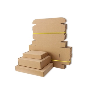 Cajas de Envío Rectangulares Largas para Ropa, Personalizadas para Pequeños Lotes, Ultra Resistentes, de Papel Kraft de 3 Capas - Product Image 1
