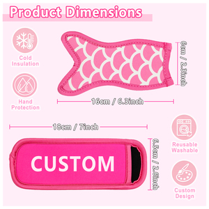 Funda de neopreno personalizada al por mayor para paletas heladas, funda aislante para <span class=keywords><strong>congelar</strong></span>, cubierta para <span class=keywords><strong>bolsas</strong></span> de paletas heladas, funda para paletas heladas - Product Image 5