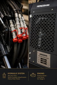 LIVRAISON GRATUITE CE EPA ISO Mini-chargeuse sur pneus télécommandée 75 CV <span class=keywords><strong>Moteur</strong></span> Diesel 1000 kg avec lame de bouteur - Product Image 2