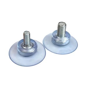 Tornillo <span class=keywords><strong>M6</strong></span>/M8, ventosa de goma transparente, ganchos de tuerca giratoria para tapas de mesa de vidrio, herramienta de almacenamiento, gancho para colgar cuadros de pared - Product Image 2