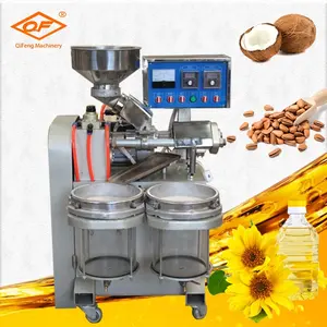 CEqifeng brand 6YL-30 stainless steel easy to operation home use mini commercial coconut manual oil press machine