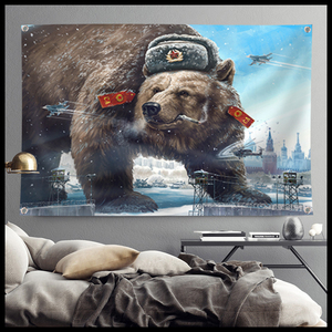 <span class=keywords><strong>Bandera</strong></span> <span class=keywords><strong>de</strong></span> Rusia con Diseño <span class=keywords><strong>de</strong></span> Oso, Poliéster, 3x5 Pies, Decoración para el Hogar, para Colgar en <span class=keywords><strong>la</strong></span> Pared, 4 Ojales, Banderas Personalizadas para Interiores, <span class=keywords><strong>Unión</strong></span> <span class=keywords><strong>Soviética</strong></span>, URSS - Product Image 3