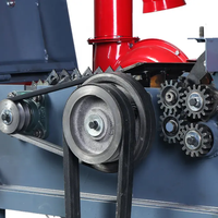 Machine à hacher l'herbe fourragère pour l'alimentation animale, hache-paille et broyeur, machine à hacher le foin pour élevage de volailles, vente chaude
