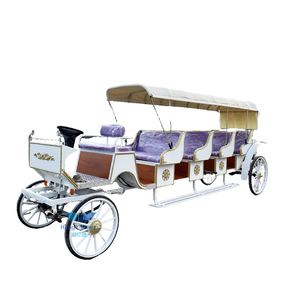 Carro de caballos eléctrico sin caballos para bodas personalizado, carro de caballos para turismo a la venta - Product Image 1