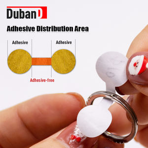 Etiqueta de precio de joyería autoadhesiva en blanco, 100 Uds., etiquetas de precio de papel Tyvek grabables, collares, pendientes, pulseras, etiqueta de identificación de precio - Product Image 5