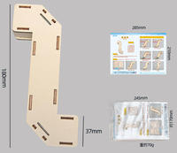 Kit de périscope bricolage en bois OKYN-G5452 reflète le principe de la lumière Kit d'expérience scientifique pour enfants jouets d'expérience scientifique pour enfants