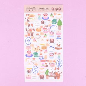 Autocollants décoratifs en vinyle imprimés sur mesure, motifs animaux mignons de dessins animés coréens, autocollants Goo Card pour cadeaux/journaux - Product Image 2