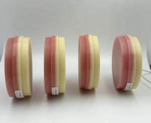 Alta qualità <span class=keywords><strong>PMMA</strong></span> materiali di consumo dentali per laboratori doppio colore disco CAD CAM blocchi manuale alta adsorbente materiali per protesi - Product Image 1