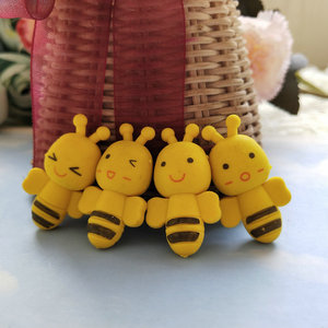 Borradores de Peluche con Diseño de Insectos de Dibujos Animados, Desmontables, Venta al por Mayor de Fábrica, Material Escolar Creativo para Niños de Jardín de Infancia - Product Image 6