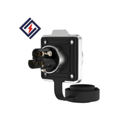 Connecteur Circulaire Robuste en Gros IP67 Étanche LP16 Semi-Métallique à Broches Estampées Mâle-Femelle pour Alimentation Électrique