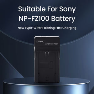<span class=keywords><strong>Chargeur</strong></span> de <span class=keywords><strong>batterie</strong></span> USB C haute efficacité pour appareil photo Sony <span class=keywords><strong>NP</strong></span> <span class=keywords><strong>FZ100</strong></span> avec protection multi-sécurité - Product Image 3