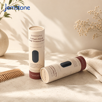 Tube en carton rigide personnalisé pour traitement capillaire, emballage de luxe en forme de cylindre