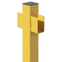 Kit de barrières de sécurité en acier avec garde-corps amovibles pour entrepôt Modular Lift Out Barriers System Twin Rails