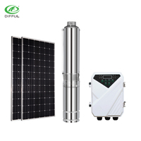 Pompe solaire submersible pour puits profond 24V 48V DC