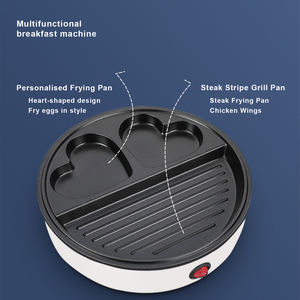 Grill électrique portable <span class=keywords><strong>mini</strong></span> Pococina 600W pour petit-déjeuner, modèle 2026 tendance, idéal pour la maison - Product Image 3