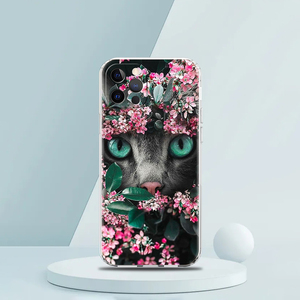 Per <span class=keywords><strong>iPhone</strong></span> 15 16 14 13 12 <span class=keywords><strong>11</strong></span> 17 Pro Plus <span class=keywords><strong>Cover</strong></span> trasparente in Silicone TPU custodia per telefono di lusso con stampa UV personalizzata - Product Image 4