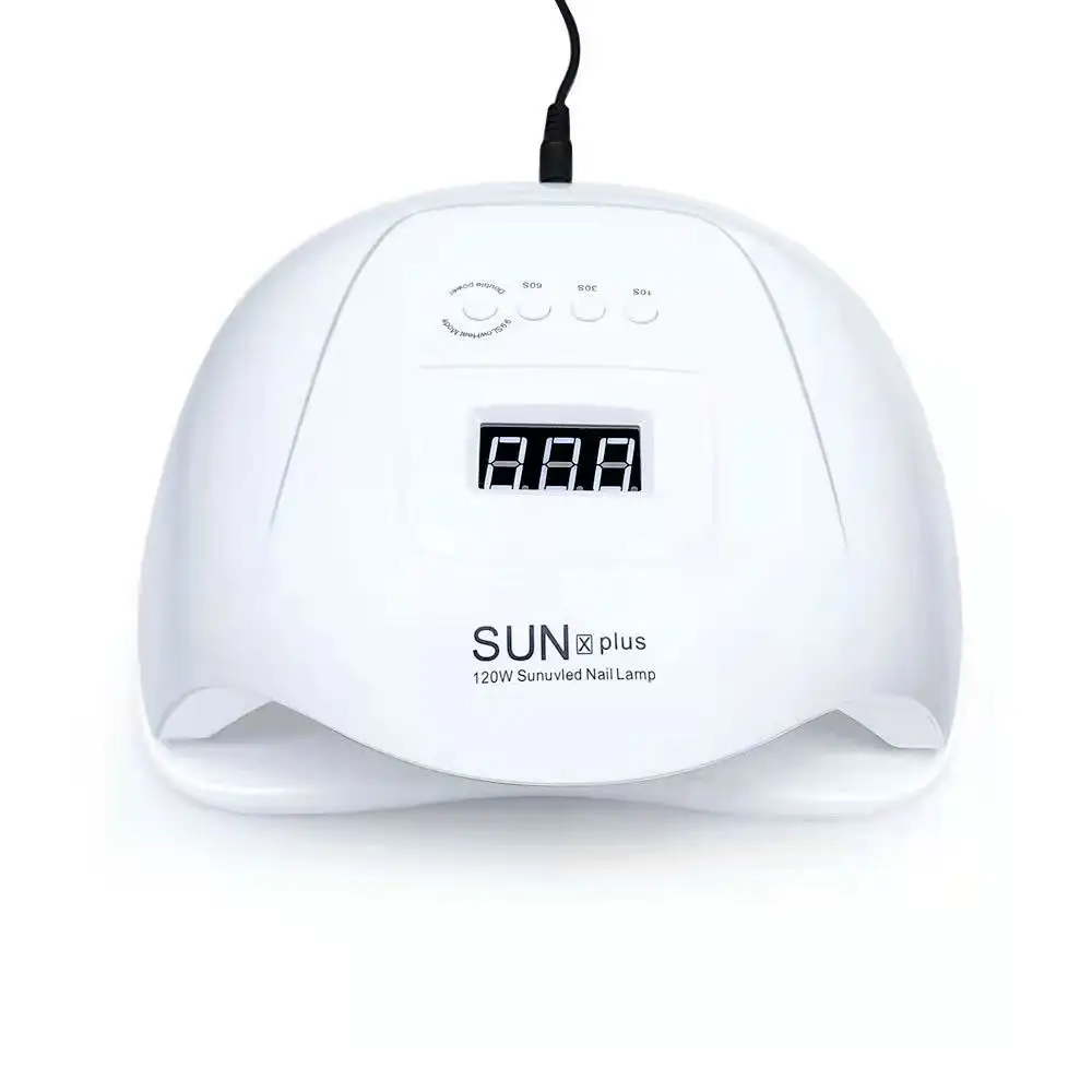 SUNXPlus-lampe à ongles sèche-ongles UV LED, 120W, 36 pièces, pour tout vernis Gel, lampe LCD, détection automatique, pour manucure