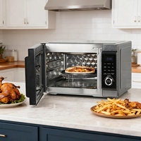 Four à micro-ondes professionnel intelligent de haute qualité 4 en 1 1800w, appareil de cuisine, barbecue, friteuse à air