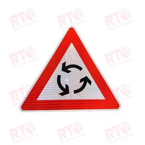 Pegatinas reflectantes de señal de tráfico de advertencia de carretera de aluminio directo de fábrica de alta visibilidad - Product Image 5