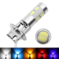 Bombillas LED H1 H3 6000K Blancas Súper Brillantes de Alta Potencia 10-SMD 5630 5730 para Faros Antiniebla de Coche, Luces de Conducción DRL, Lámpara Automotriz, Accesorios para Coche