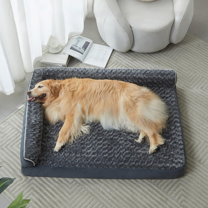 Lit <span class=keywords><strong>pour</strong></span> <span class=keywords><strong>chien</strong></span> <span class=keywords><strong>orthopédique</strong></span> à mâcher <span class=keywords><strong>pour</strong></span> grands chiens Lit <span class=keywords><strong>pour</strong></span> animal de compagnie durable <span class=keywords><strong>Coussin</strong></span> lavable amovible toutes saisons <span class=keywords><strong>pour</strong></span> grandes races Lit d'été <span class=keywords><strong>pour</strong></span> animaux de compagnie - Product Image 2