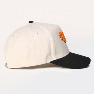 หมวกเบสบอลปักลายแบบสองสีสำหรับทุกเพศหมวกกีฬาปักลาย5แผงแบบลำลองกลางแจ้ง - Product Image 3