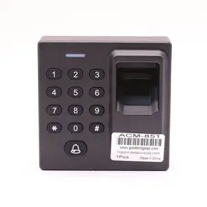 Tarjeta de identificación RFID Wiegand 26 Teclado de salida Controlador de puerta independiente Sistema de asistencia de tiempo Control DE ACCESO biométrico de huellas dactilares