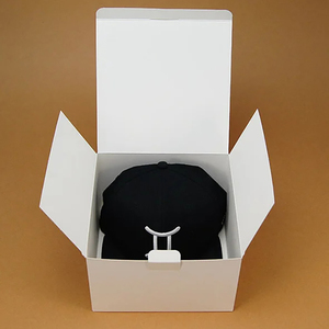 Cajas De Lujo Para Envios De Gorras Béisbol Envío Papel Snapback Cap Paquete Corrugado Avión Mailer Box - Product Image 1