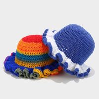 Chapeau Bob Unisexe en Tricot 100% Acrylique Coloré pour l'Automne et l'Hiver, Idéal pour les Voyages et la Mode