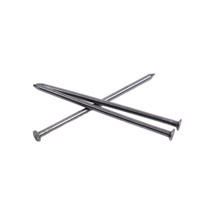 2x0.99 Clous de toiture en fer galvanisé à pointe barbelée pour palettes en bois, tige lisse, 5000 rouleaux