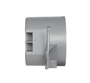 米国規格ETL 1ギャングPVC丸型天井電気ボックス18立方インチ新規工事用ジャンクションボックス（固定釘付き）エンクロージャボックスコンセントボックス - Product Image 5