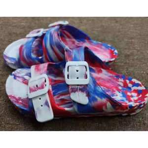 नई मिश्रण शैली के फैशनेबल सस्ते सैंडल चप्पल जूते स्टॉक थोक हॉट बिक्री महिला और पुरुष - Product Image 2