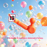 Vibrateur interactif OEM en gros avec contrôle par application IA, stimulation par pulsation d'air, suceur clitoridien, jouet pour couples, IPx7, 10 vitesses, USB, sans latex