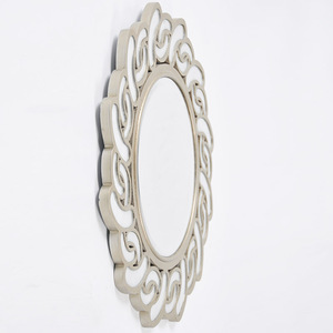 60*60*1,7 cm estilo moderno decorativo forma de <span class=keywords><strong>sol</strong></span> espejos de pared <span class=keywords><strong>espejo</strong></span> de pared redondo de <span class=keywords><strong>plata</strong></span> grande para decoración del hogar - Product Image 3