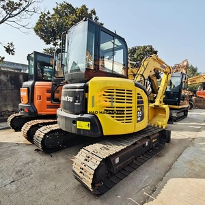 Miniexcavadora Usada con Pintura Original, Excavadora de Cadenas KOMATSU PC55MR en Venta - Product Image 1