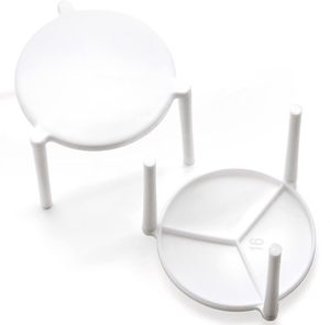 Eco-Friendly PP Tripod Pizza Saver Custom Food Grade Disposable <b>Lunch</b> <b>Box</b> with Lid Multi-Use Bio Pizza Stand - Product Image 3
