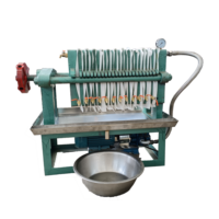 Presse à filtre à plaques et cadres compacte, modèle commercial, en promotion, pour le filtrage de l'huile de noix de coco, d'arachide et de soja
