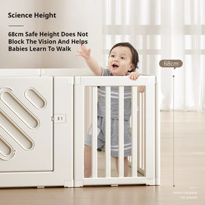 Estante de almacenamiento de forma especial de estilo conciso Corralitos De Beb Child Guardrail Floor Crawling Mat Baby Playpen - Product Image 5
