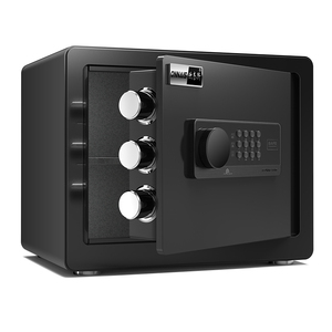 Portable Biometric Home Safe <b>Box</b> on Sale Smart Electronic Digital <b>Lock</b> Fireproof Metal Fingerprint Safe - Product Image 2
